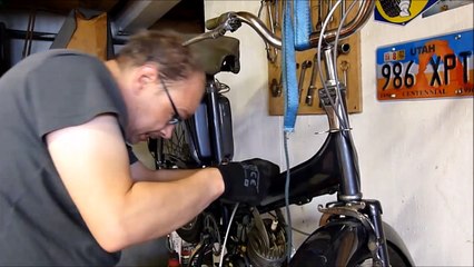 remontage mobylette (carbu,commandes et transmission)