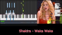 The Song That Became Viral In The Year 2010 Shakira - Waka Waka (Piano Tutorial)
