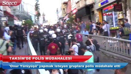 Download Video: 'Onur Yürüyüşü' yapmak isteyen gruba polis müdahale etti