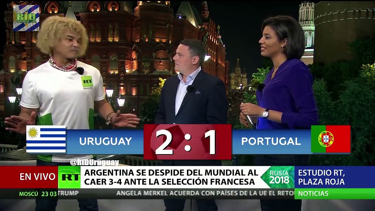 EL PIBE VALDERRAMA: "URUGUAY ES UNA SELECCIÓN SERIA, FIRME, SUAREZ Y CAVANI SE ENTIENDEN MUY BIEN"