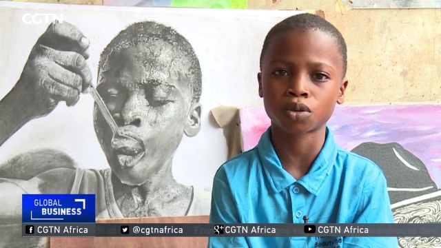 Le génie du dessin Waris Kareem qui a seulement 11 ans