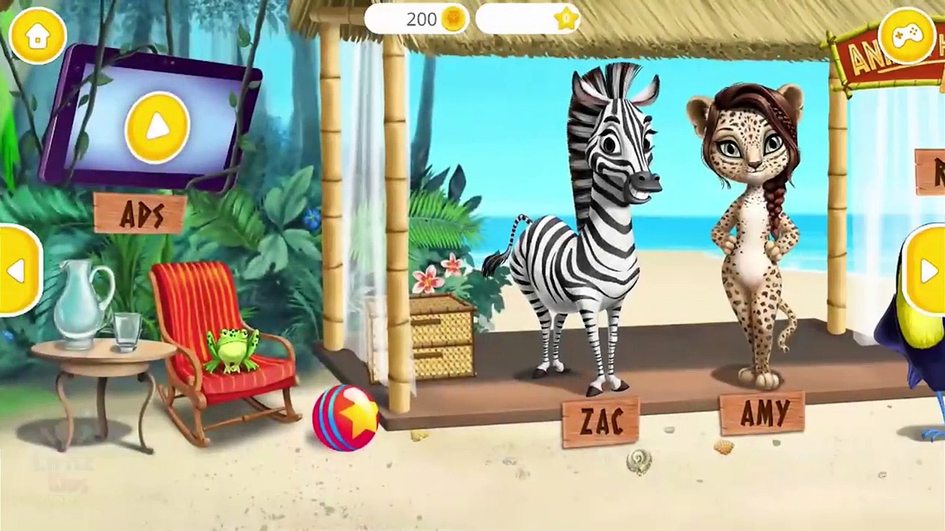 ⁣Fun Jungle Animals Care - Cute Wild Pets Bath Time Dress Up Haircut Games for Kids and Toddlers