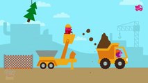 Sago Mini Trucks and Diggers - Kids Learn and Play with Fun Construction Vehicles for Baby