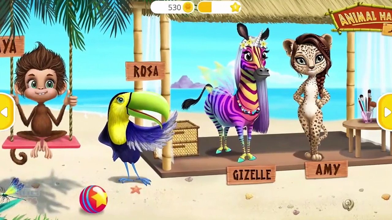Learn to Take Care of Jungle Animals  Hair Salon Makeup Dress Up Pet Fashion Game