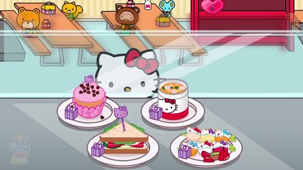 Fun Cooking with Hello Kitty Lunchbox  Kids Learn to Prepare Food and Sweets
