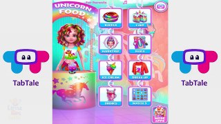 Kids Learn to Prepare Rainbow Cakes and Ice Cream with Unicorn Food Cooking Game