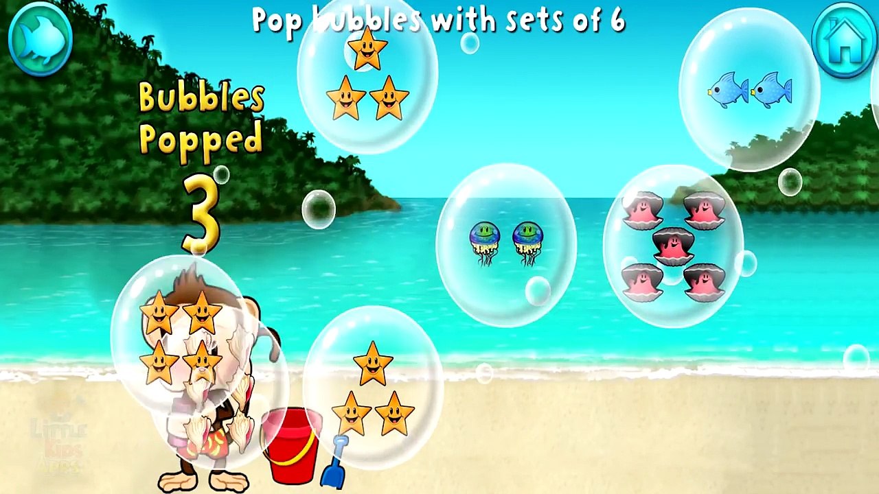 Learn Colors Numbers and Shapes with Monkey Mathschool Sunshine Educational Kids Game
