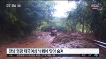 물폭탄·벼락 2명 사상…서해안 고속도로 빗길 추돌