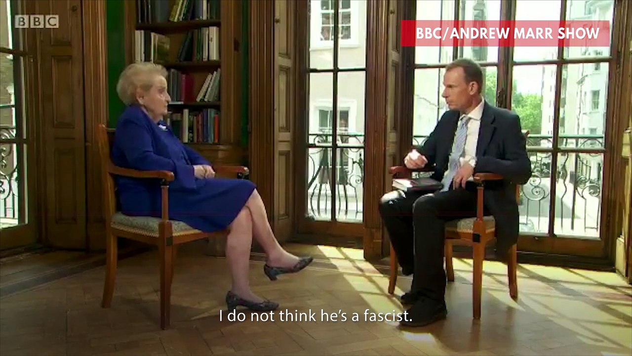 Albright Says Trump Not A Fascist, But Most Undemocratic President Ever