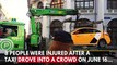 Moscow Taxi Driver Hits Pedestrians