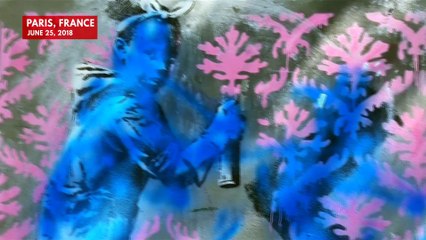 New Banksy Graffiti On Global Migrant Crisis Discovered In Paris