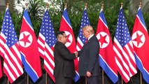 Trump And Kim Jong Un Shake Hands In Historic Summit Meeting
