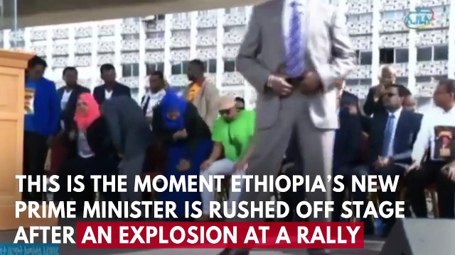 Ethiopian Prime Minister Rushed Off Stage Following Deadly Grenade Blast
