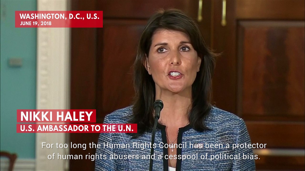 U.S. Withdraws From U.N. Human Rights Council, Calls It ‘A Cesspool Of Political Bias’