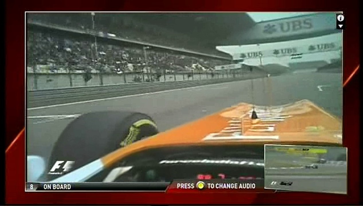 F1 China 2012 (Q2) Paul Di Resta Helmet-Cam OnBoard