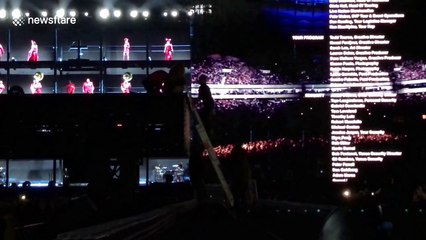 Beyonce rescued from malfunctioning stage during Poland concert