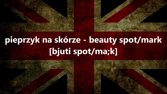 Części ciała po angielsku