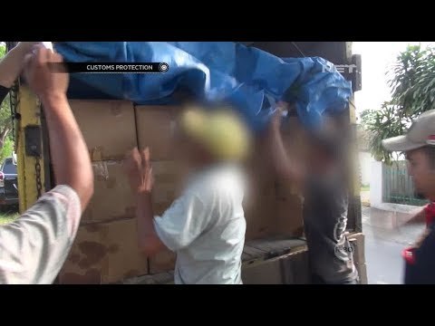 Rokok Ilegal Satu Truk Berhasil Disita Petugas - Customs Protection