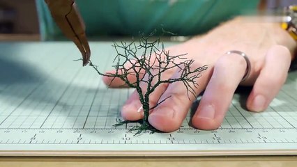 ミニ景観樹の作り方、過程はとても面白いです！