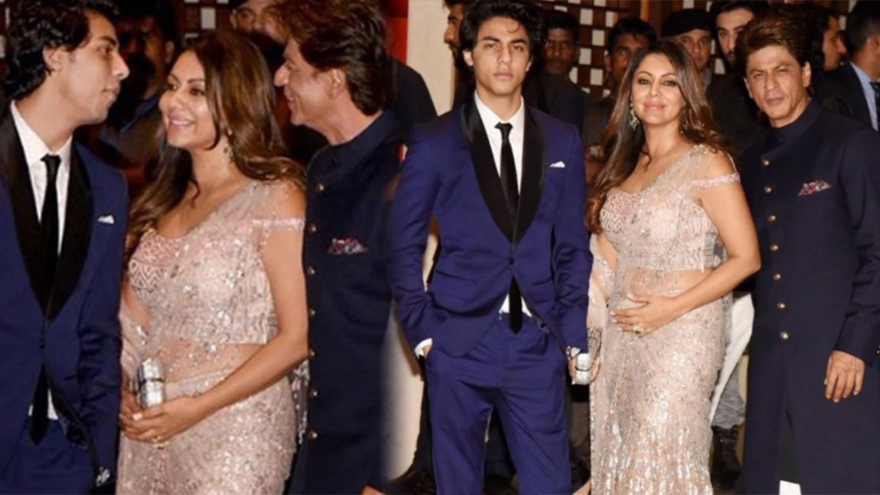 Akash Ambani और Shloka Mehta की Engagement में Shahrukh Khan की COPY दिखे Aryan Khan। Boldsky