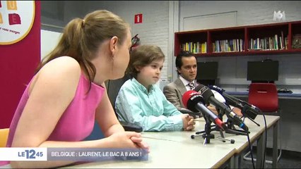 Découvrez l'incroyable histoire de ce belge qui vient d'avoir son bac... à 8ans ! Regardez