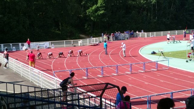 Préfrances 2018 Justine Le Duey 100m haies finale