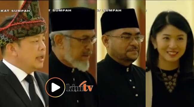Darell, Khalid, Mujahid, Yeo angkat sumpah menteri