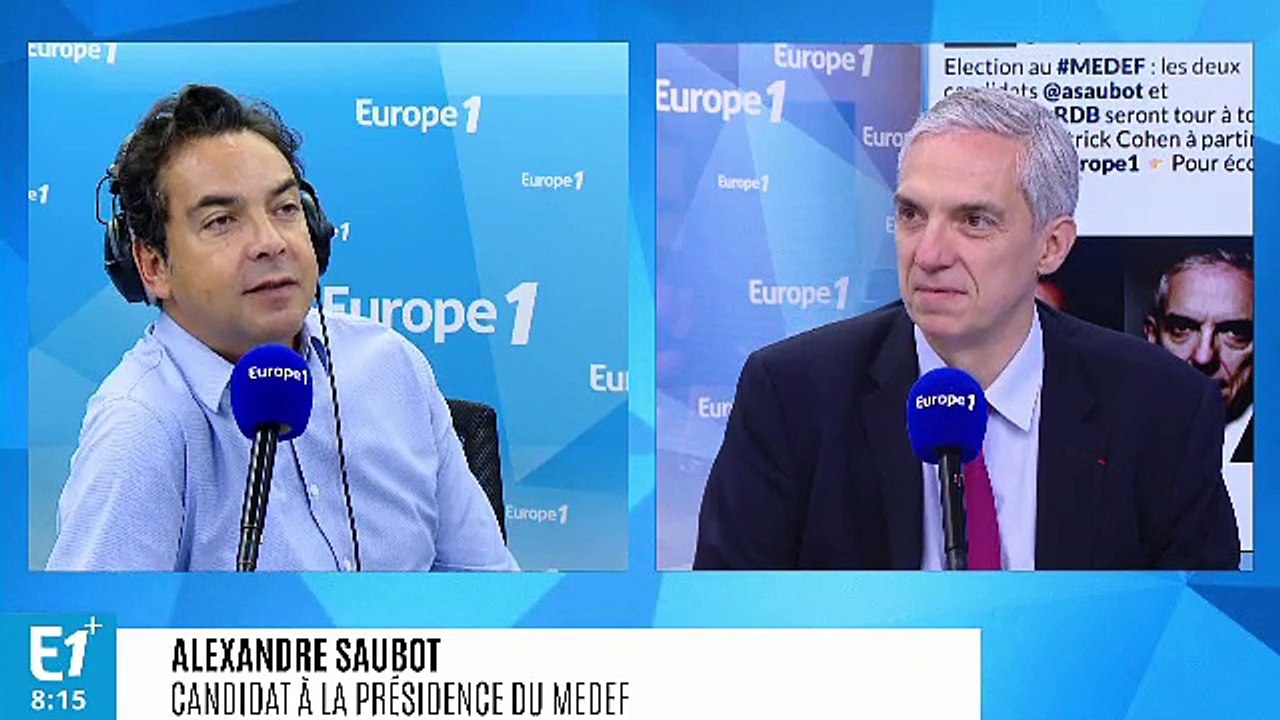Les deux candidats à la présidence du Medef répondent aux questions de Patrick Cohen