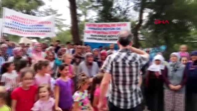 Bursa'da Biyokütle Enerji Santrali Nöbeti