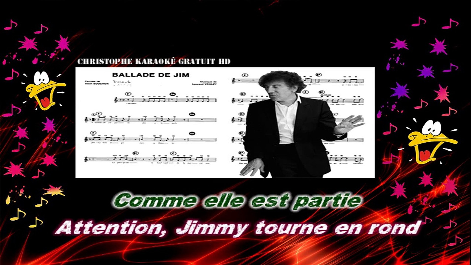 Alain Souchon - La ballade de Jim KARAOKE / INSTRUMENTAL - Vidéo Dailymotion