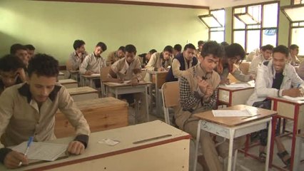 Hudeydeli Öğrenciler Yıl Sonu Sınavlarına Sana'da Girdi