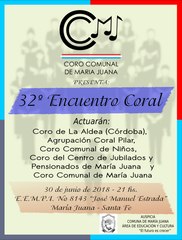 Encuentro coral María Juana 2018