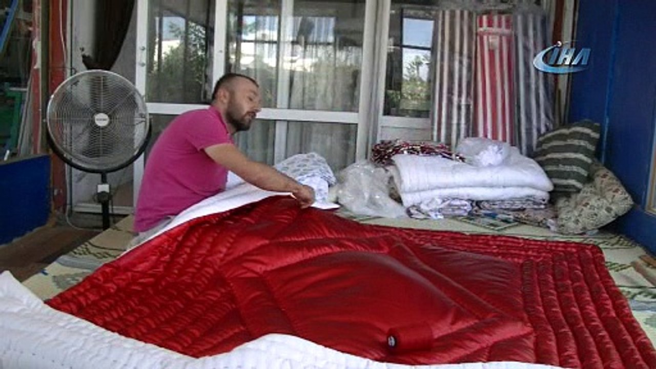 Antalya’da Baba Mesleği Yorgancılığı Tek Başına Ayakta Tutuyor