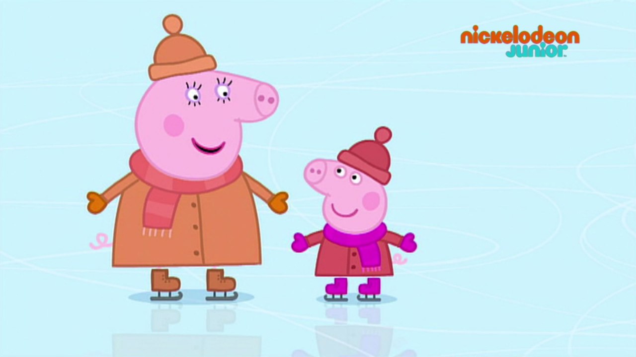 Peppa Pig | Le patin à glace | NICKELODEON JUNIOR