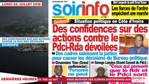 Le Titrologue du 02 Juillet 2018 : Des confidences sur des actions contre le PDCI-RDA dévoilées