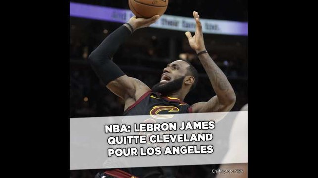 NBA: LeBron James file aux Los Angeles Lakers
