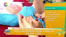 Zikzak etek yapımı!