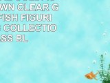 TINY CRYSTAL GOLDFISH HAND BLOWN CLEAR GLASS ART FISH FIGURINE ANIMALS COLLECTION GLASS