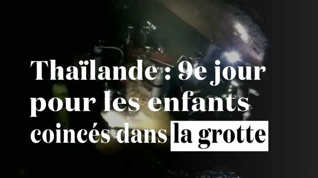 Thaïlande : 9e jour pour les enfants coincés dans la grotte