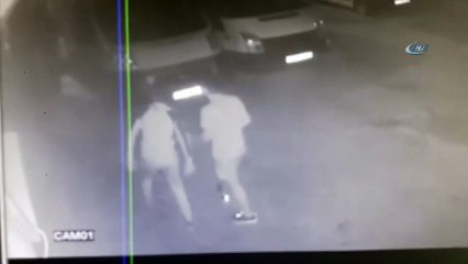 İş yerinin önünde bağlı köpeği taşlayıp öldürdüler