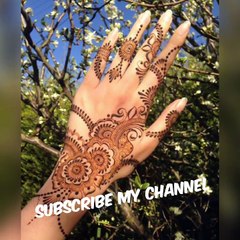 New_Latest Mehndi Design for Beginners __ Simple and Elegant full hand mehndi design_beautifull girl