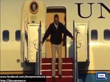 President Obama slips as he gets off Air Force One. Watch It