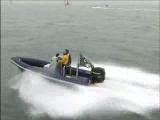Semi-rigide Rafale sur transat Jacques Vabre