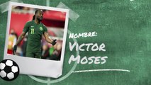 Víctor Moses es la figura de la Selección de Nigeria en la Copa Mundial de la FIFA