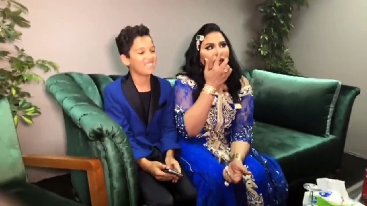 الفنانة أحلام تتبنى موهبة نجم ذا فويس كيدز حمزة لبيض وتنصحه نصيحة العمر كلو  ملكة ونص