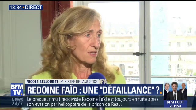 Évasion de Redouane Faïd: J'ai demandé à une inspection de se rendre sur place afin de mesurer les éventuelles défaillances , annonce la ministre de la Justice