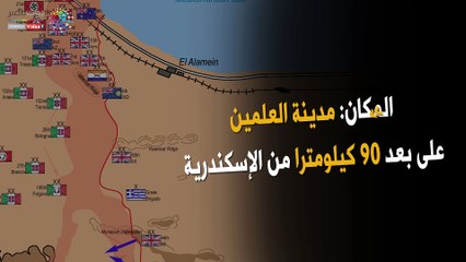 فيديوجراف.. معركة العلمين.. من هنا مر «سيد الحروب المتنقلة»