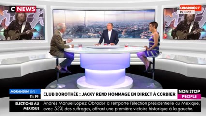 Morandini Live – Corbier mort : "un ovni", "un extraterrestre", Jacky se souvient (vidéo)