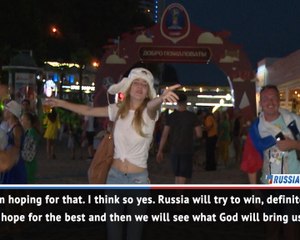 If Russia win the World Cup, we'll drink for a week!