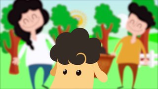 Funny Sun Story! Baa Baa Black Sheep - Song for Kids & Nursery Rhymes